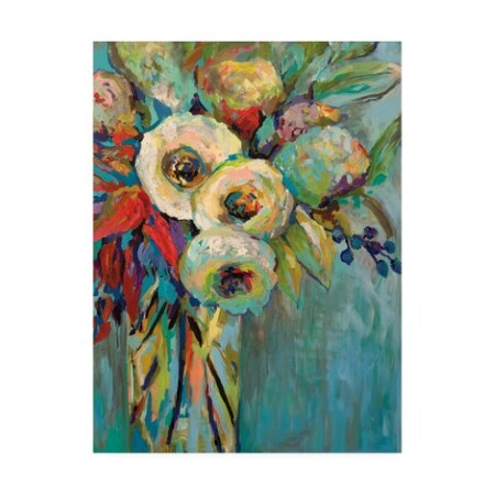 Jeanette Vertentes 'Mod Floral' Canvas Art,24x32